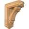 Ekena Millwork Olympic Arts and Crafts Rough Sawn Bracket w/ Offset Brace, Western Red Cedar, 8"W x 24"D x 28"H BKT0806X24X28OLY03RWR - alternate 1